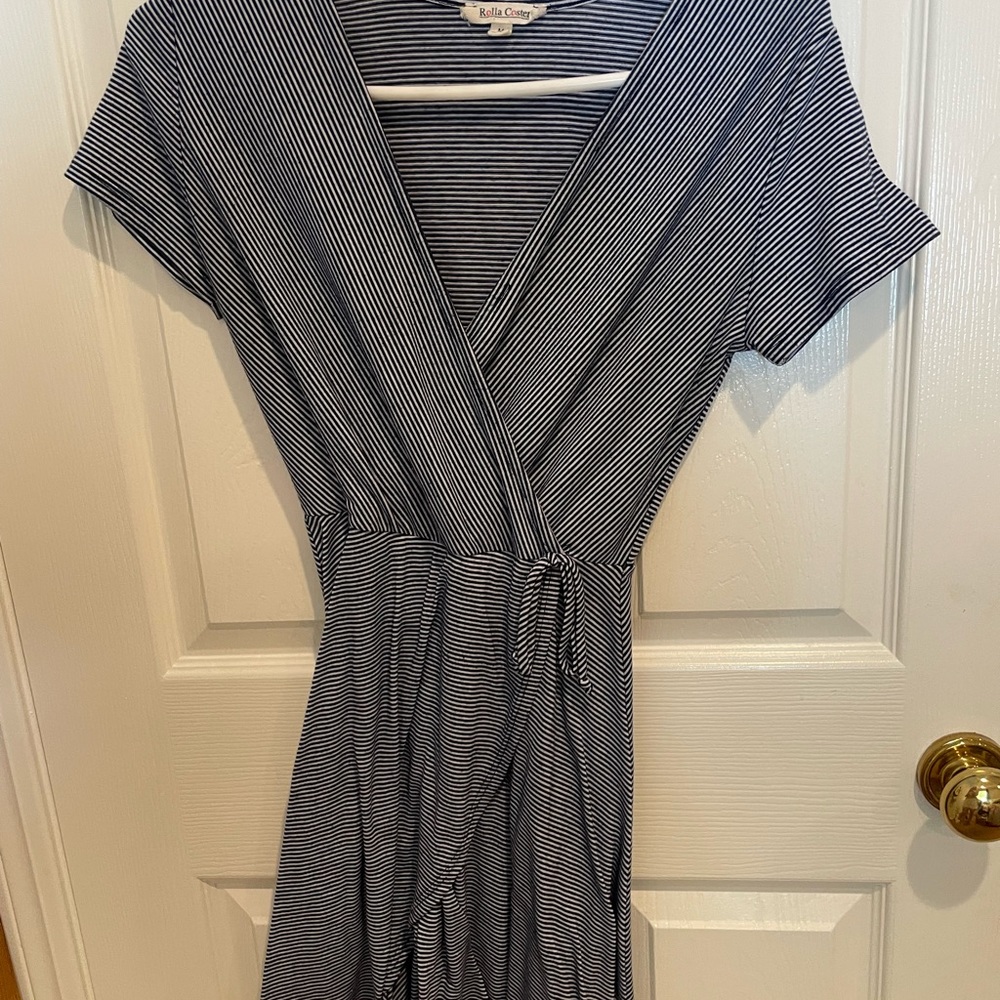 Striped mini dress
